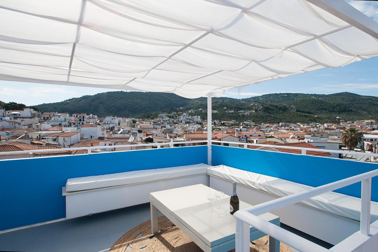 Capolavoro, Boutique Apartment With Unique Rooftop Skiathos Exterior foto